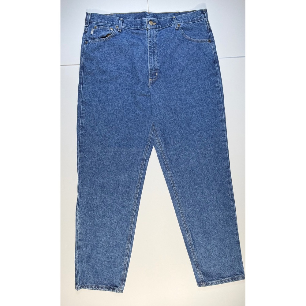 Carhartt B17 DST Jeans Mens 42x34 Relaxed Fit Tapered Dark Stone Workwear